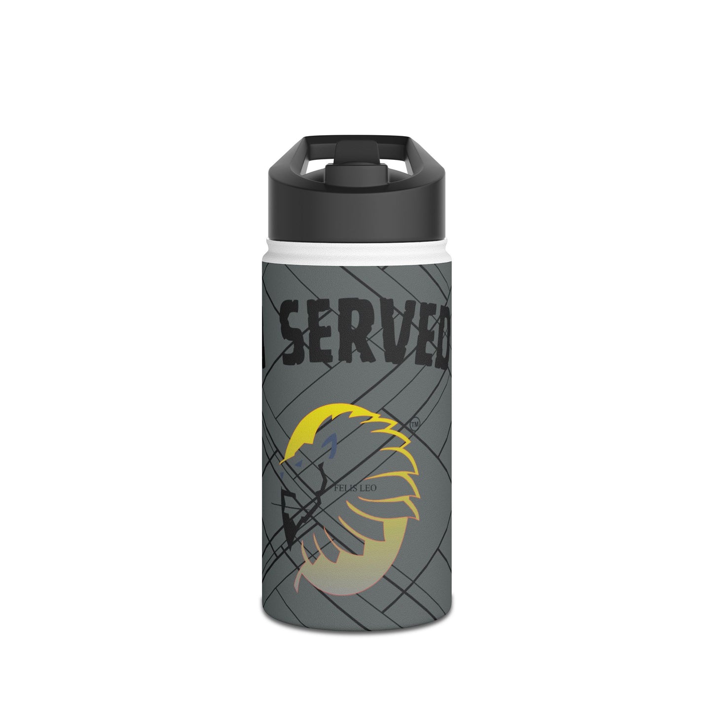 Stainless Steel Water Bottle, Standard Lid - I Served
