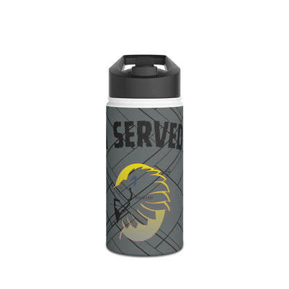 Stainless Steel Water Bottle, Standard Lid - I Served