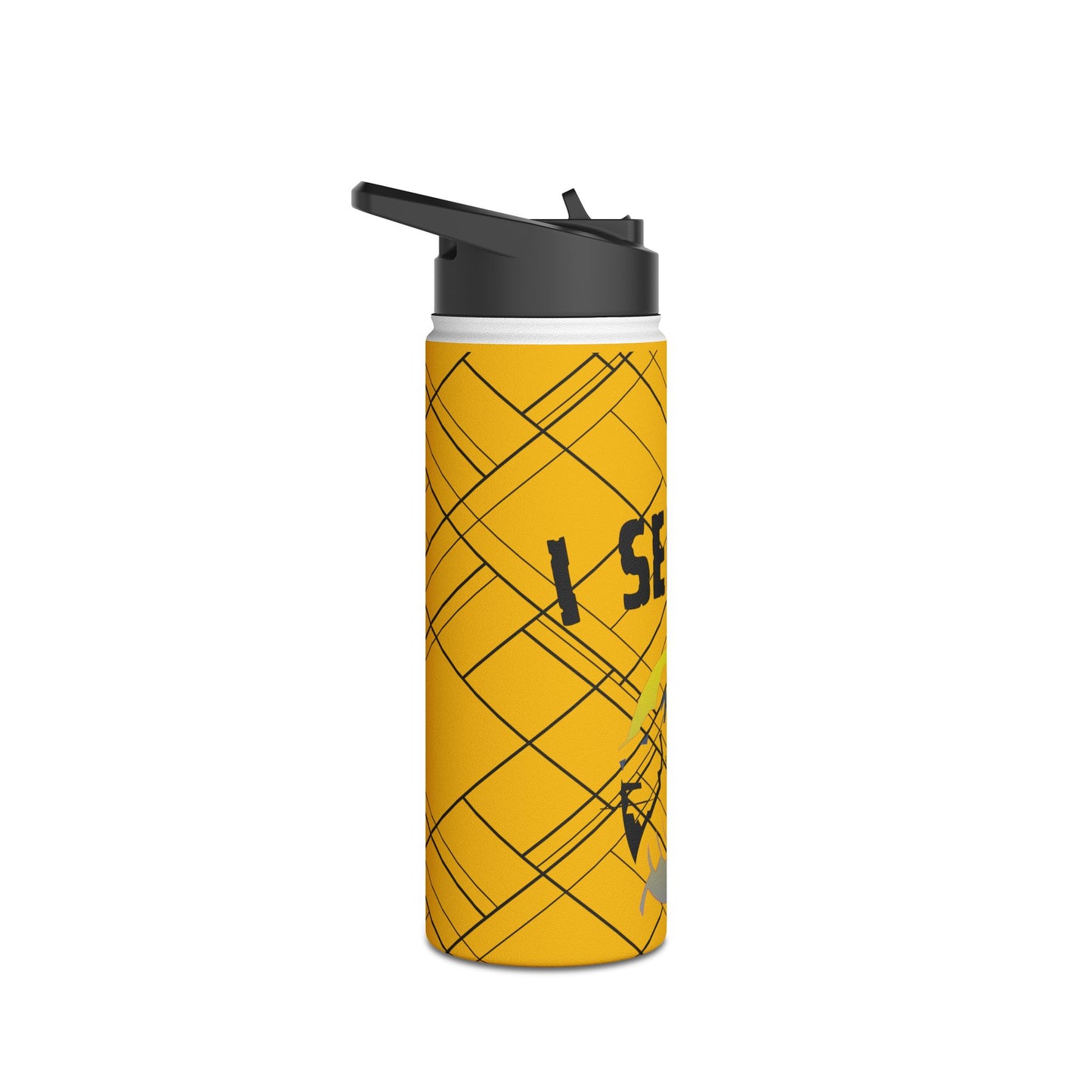 Stainless Steel Water Bottle, Standard Lid - I Served