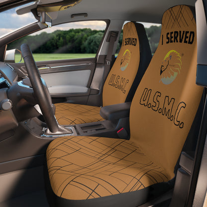 Car Seat Covers- I Served USMC