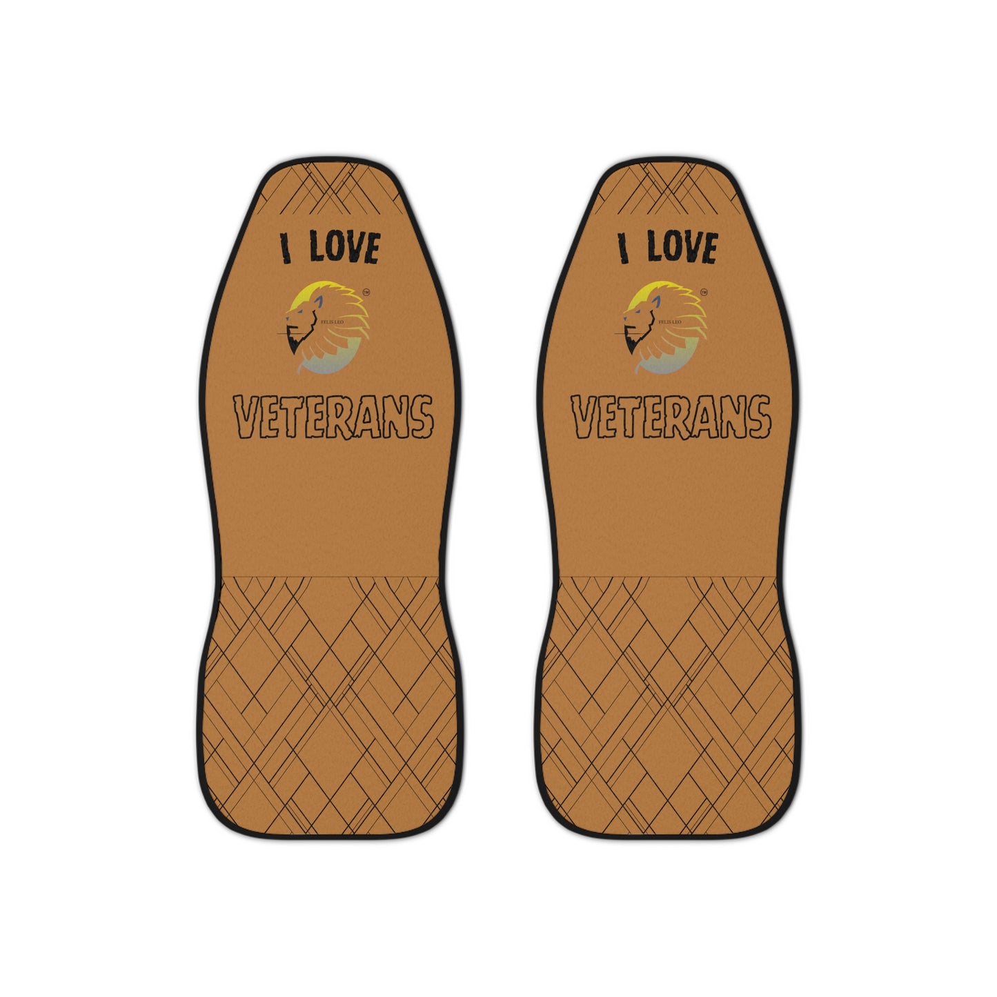 Car Seat Covers - I Love Veterans
