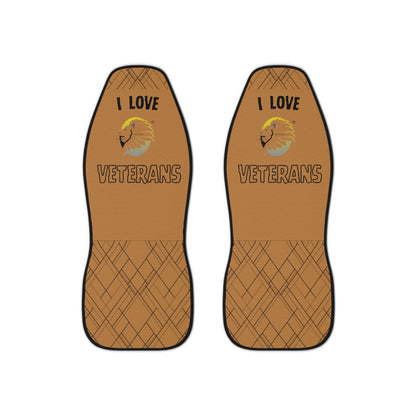 Car Seat Covers - I Love Veterans