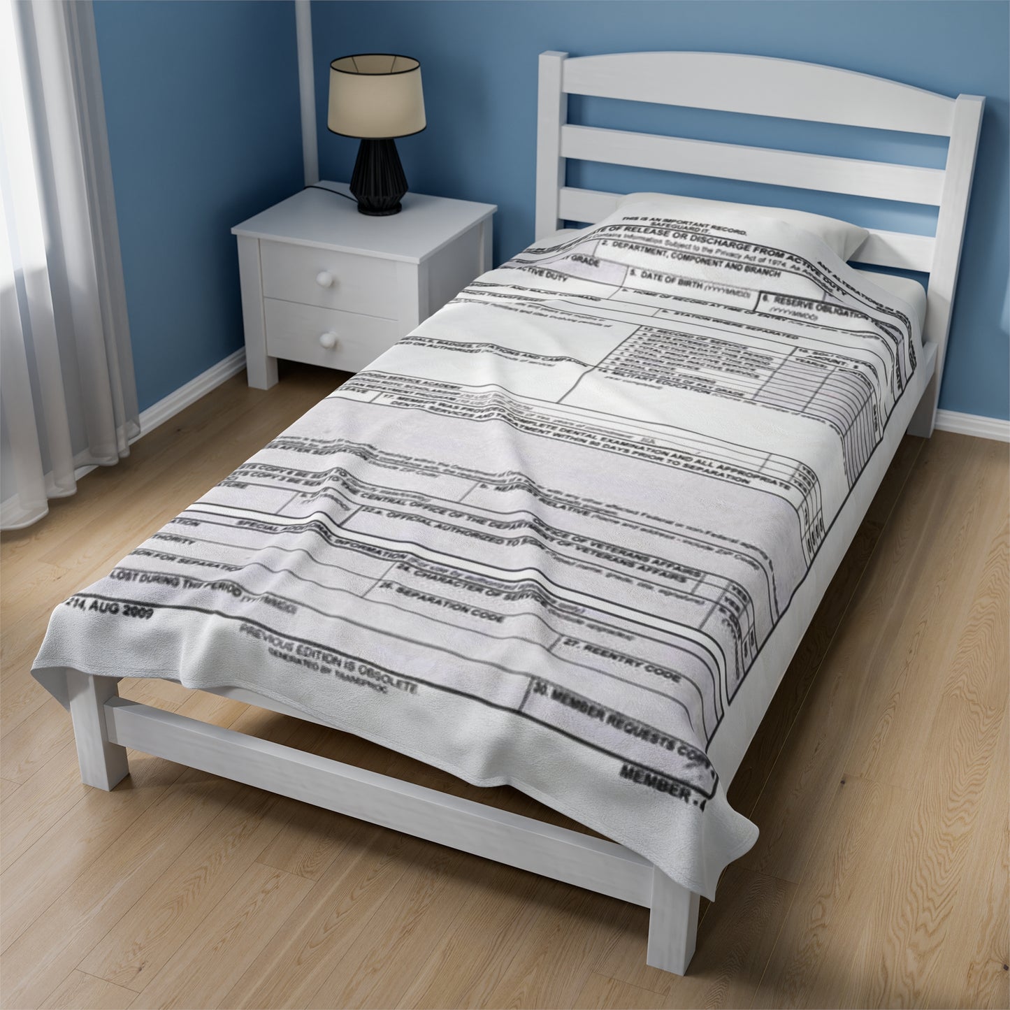 Velveteen Plush DD214 Blanket