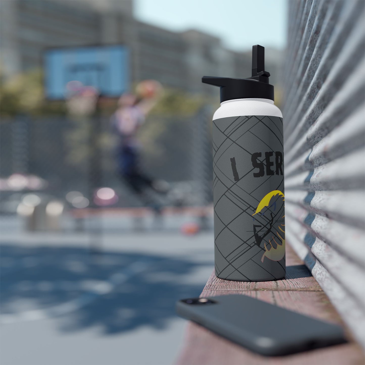 Stainless Steel Water Bottle, Standard Lid - I Served