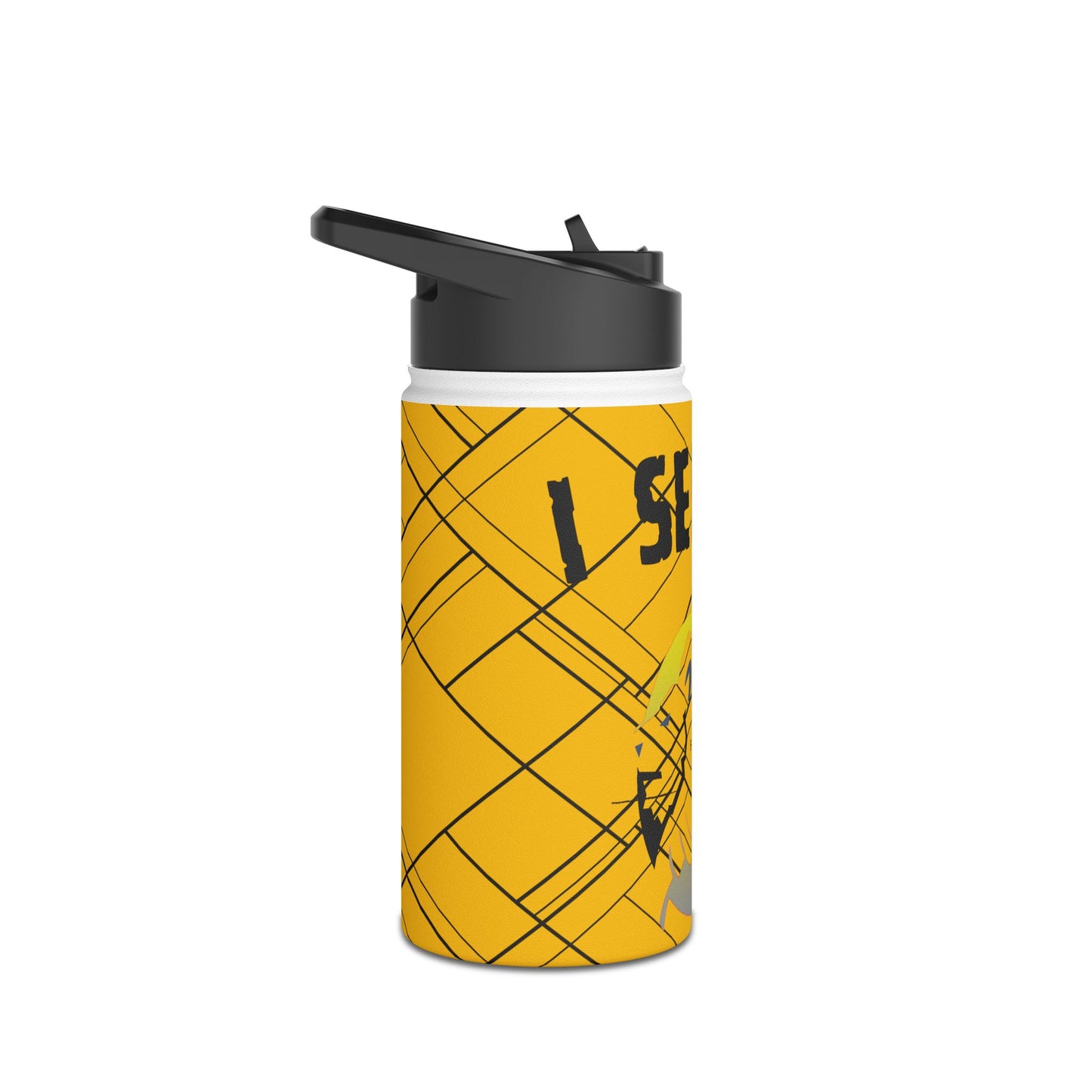 Stainless Steel Water Bottle, Standard Lid - I Served
