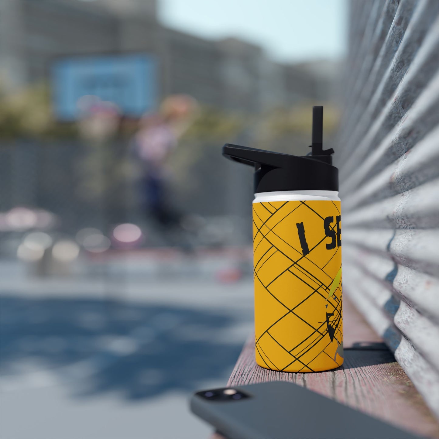 Stainless Steel Water Bottle, Standard Lid - I Served