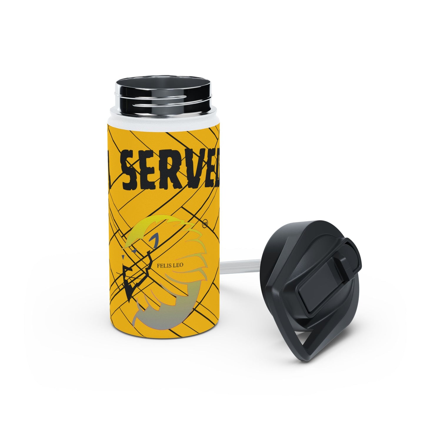 Stainless Steel Water Bottle, Standard Lid - I Served