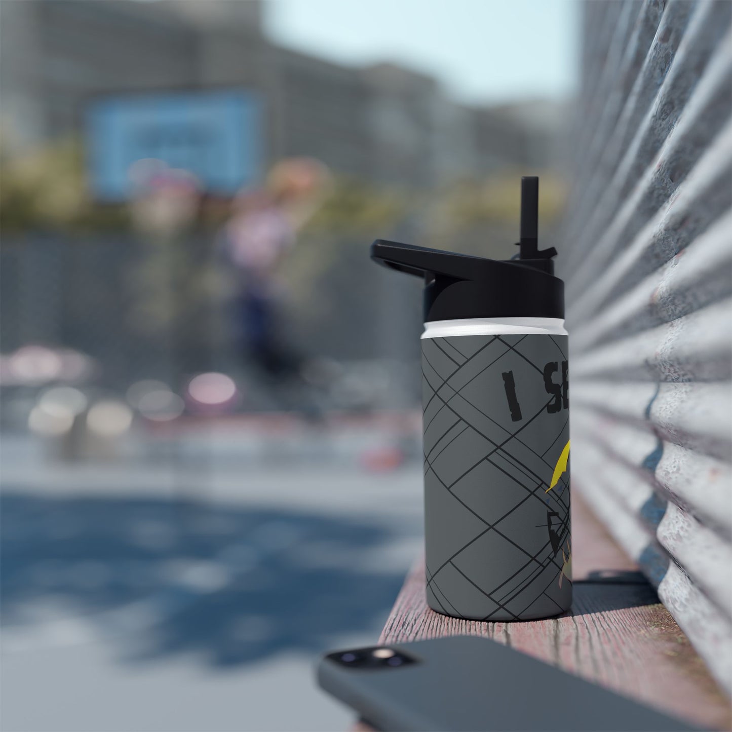 Stainless Steel Water Bottle, Standard Lid - I Served