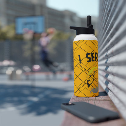 Stainless Steel Water Bottle, Standard Lid - I Served