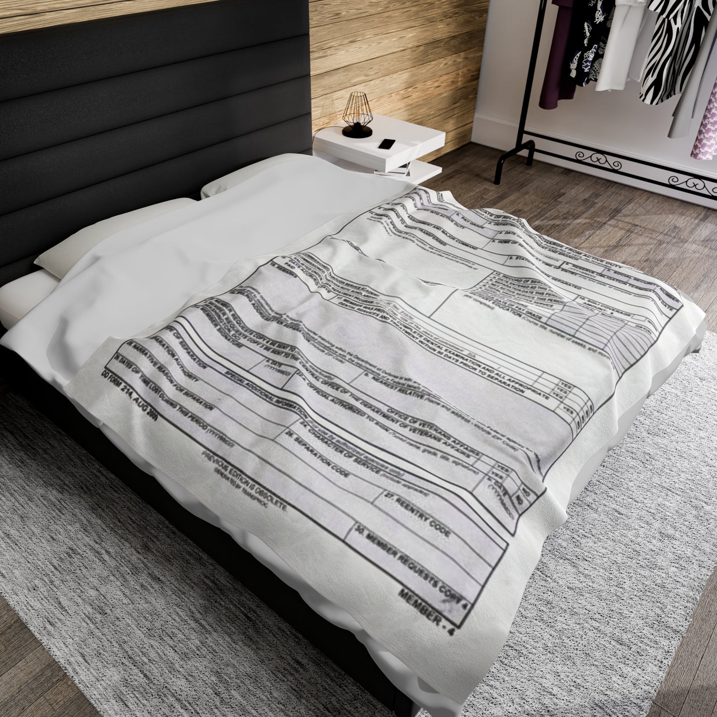 Velveteen Plush DD214 Blanket