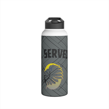 Stainless Steel Water Bottle, Standard Lid - I Served