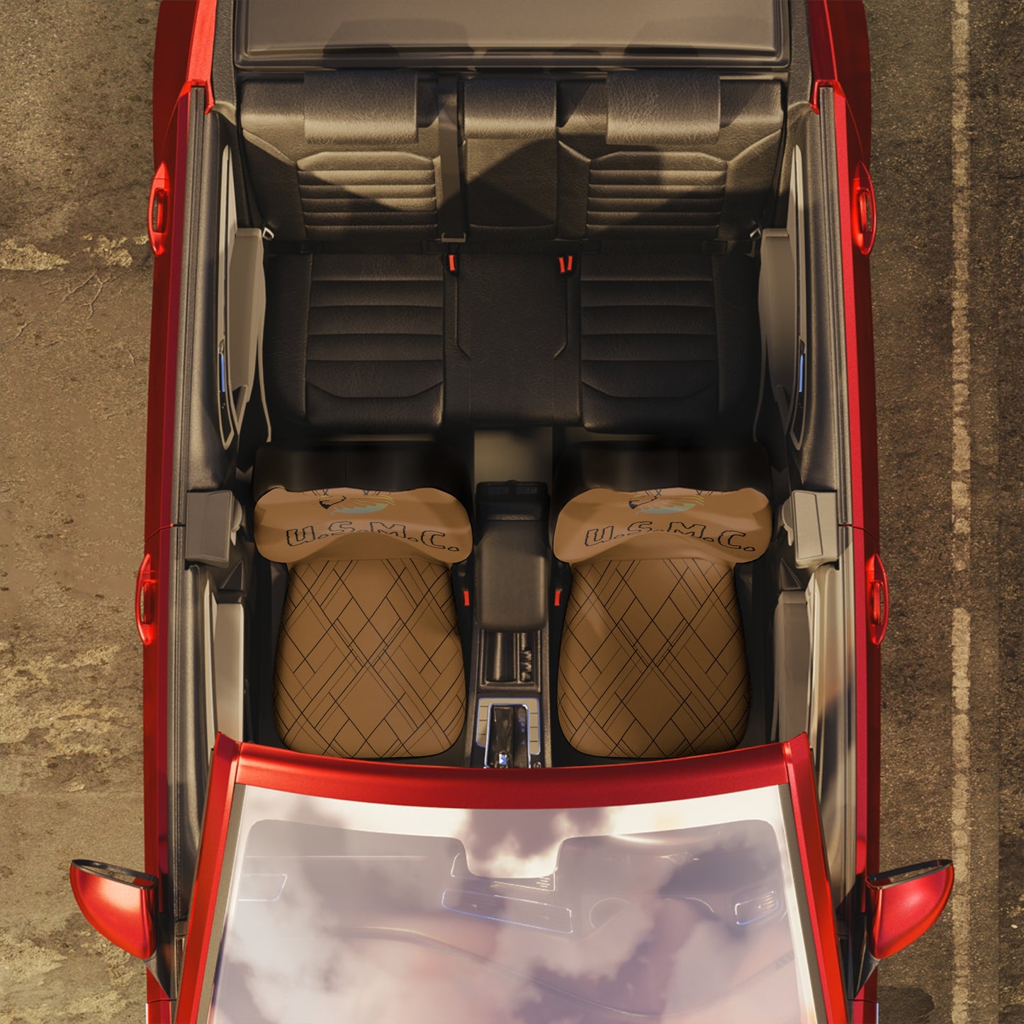 Car Seat Covers- I Served USMC
