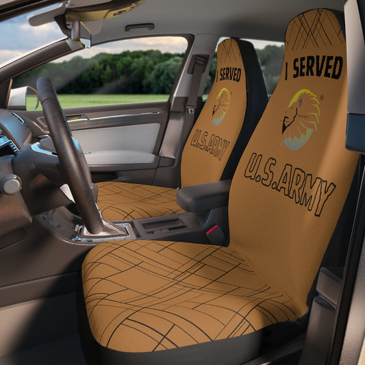 Car Seat Covers - I Served USARMY