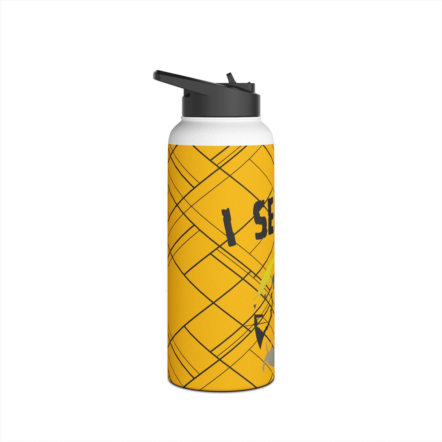 Stainless Steel Water Bottle, Standard Lid - I Served