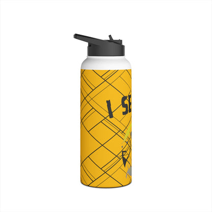 Stainless Steel Water Bottle, Standard Lid - I Served